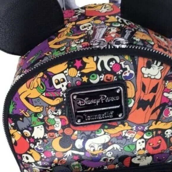 Disney Parks Loungefly Backpack Halloween 2022 Mickey and Friends NWT main image 5